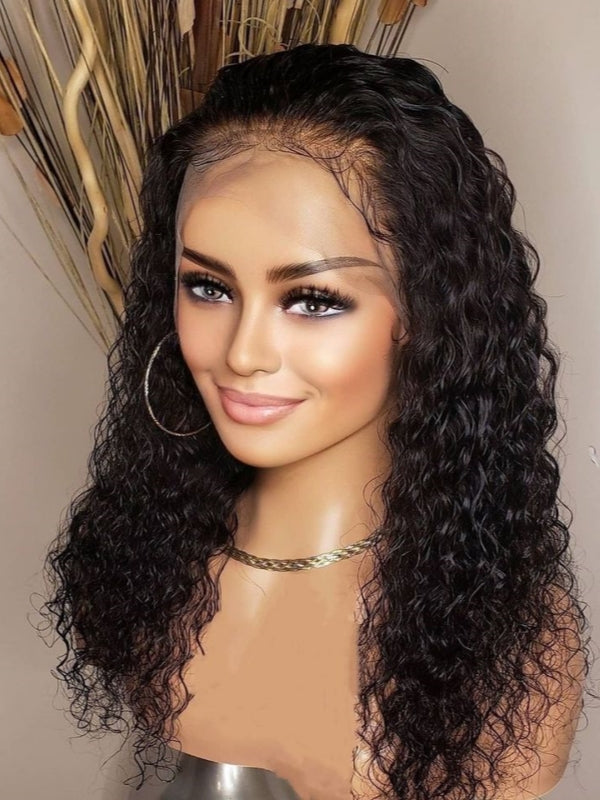 LWIGS Wear And Go Water Wave 13x5 HD Lace Glueless Frontal Wigs LQ-LW11