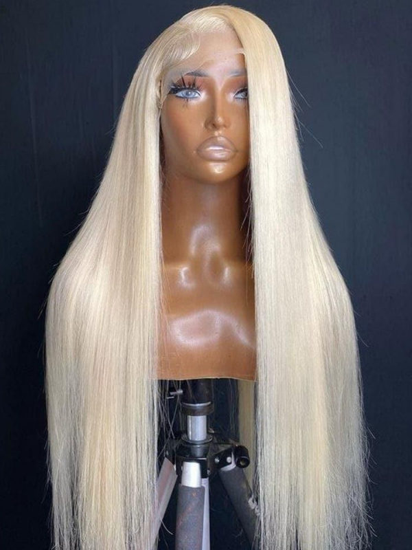 LWIGS Wear And Go Silky Straight #613 Blonde 9x6 Glueless  HD Lace Frontal Wigs LQ-STC1