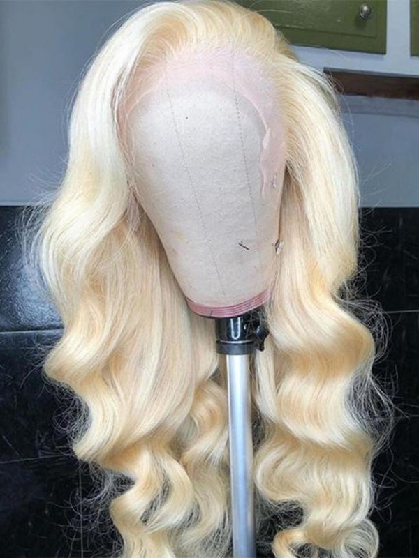 LWIGS Wear And Go Honey Blone 613 Body Wave 13x5 Glueless HD Lace Frontal Wigs LQ-LW17
