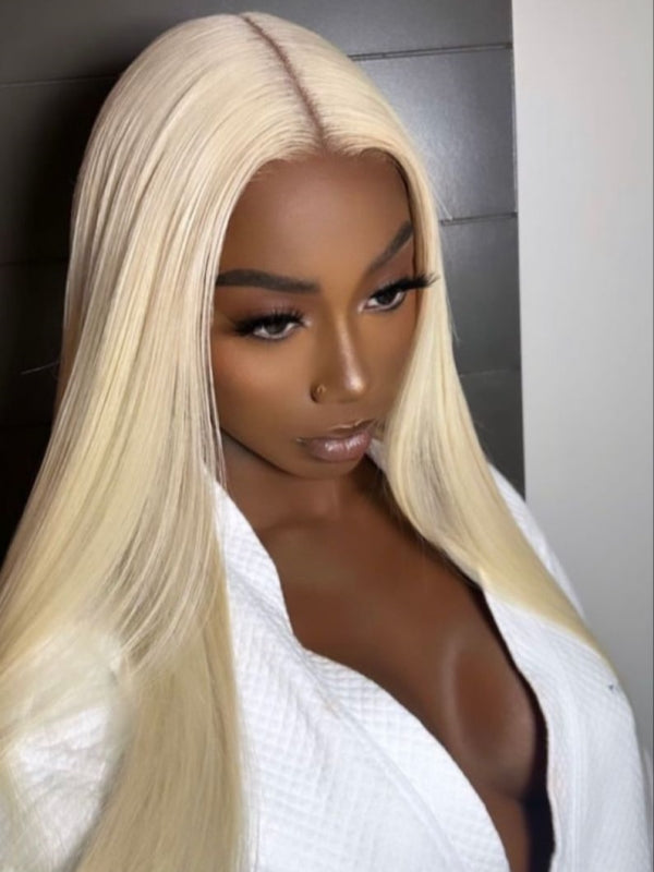 LWIGS Wear And Go Pre Max 613 Silky Straight Glueless 13x5 HD Lace Frontal Wigs LQ-LW16