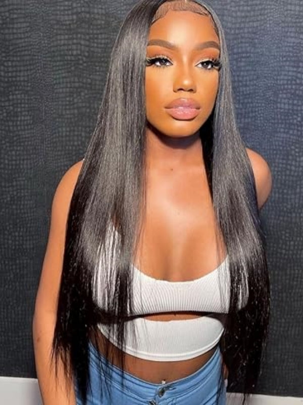 LWIGS Wear And Go Silky Straight 13x5 HD Glueless Lace Frontal Wigs LQ-LW12