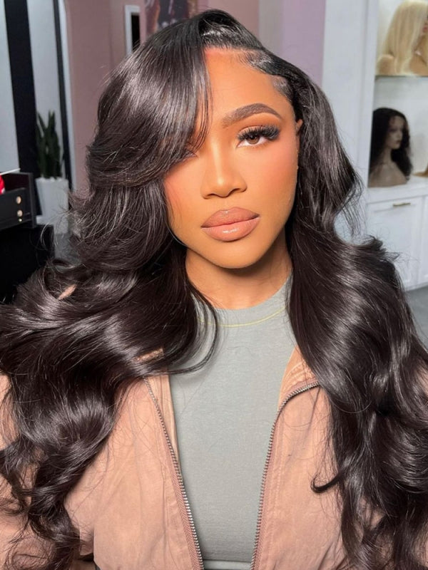 LWIGS Wear And Go Luxury Hair Body Wave 13x5 Glueless HD Lace Frontal Wigs LQ-LW14
