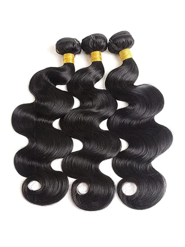 LWIGSINC #1B Color Raw Body Wave Brazilian Human Hair Bundles LQ1220-1