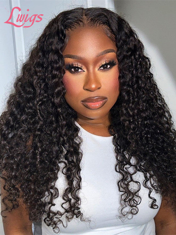 LWIGSINC Deep Part HD Lace 200% Density Bleached Knots 13x4 Lace Frontal Wigs