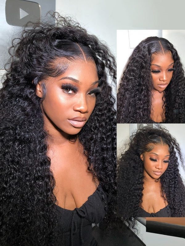 LWIGS Glueless Wig Deep Wave 5x5 HD Lace Closure Wigs Pre-Bleached LQ-DWH2