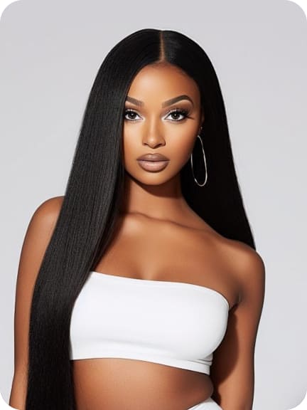 LWIGSINC #613 Blonde Color Bleached Single Knots Silky Straight 5x5 HD Lace Closure LQ-STP1