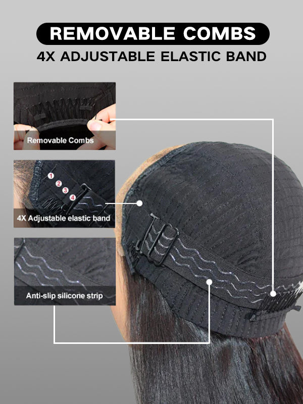 LWIGS Ready To Wear Silky Straight 9x6 Glueless HD Lace Frontal Wigs LQ-STA1