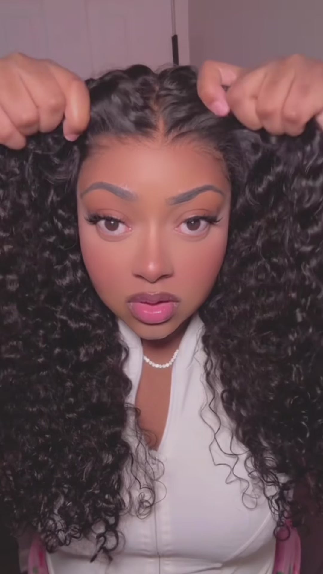 LWIGS Wear And Go Water Wave Lace Melted 5x5 Glueless HD Lace Closure Wigs LQ-WWH2