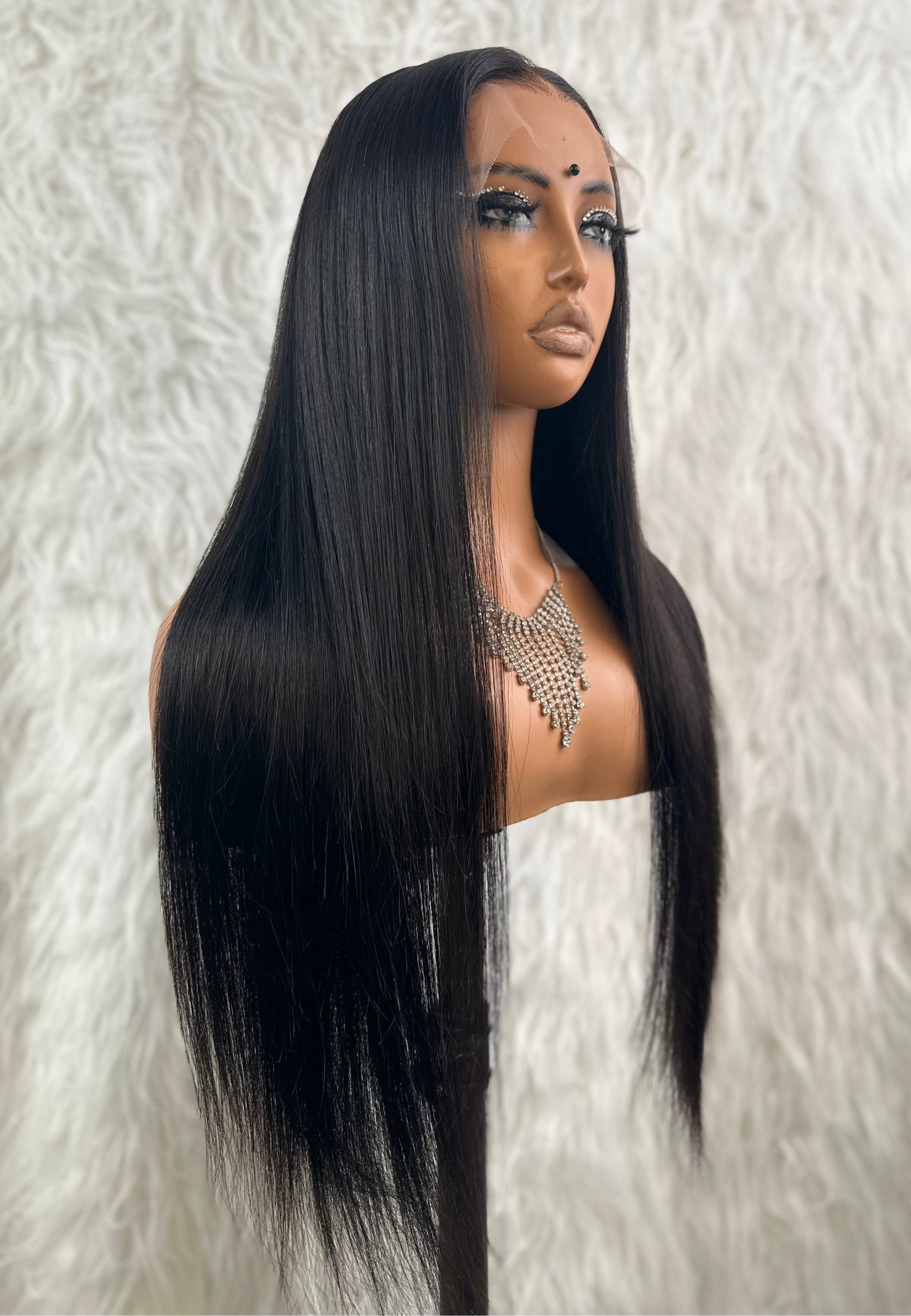LWIGS Knotless Wear And Go 5x5 Silky Straight Glueless HD Lace Closure Wigs LQ-STH2