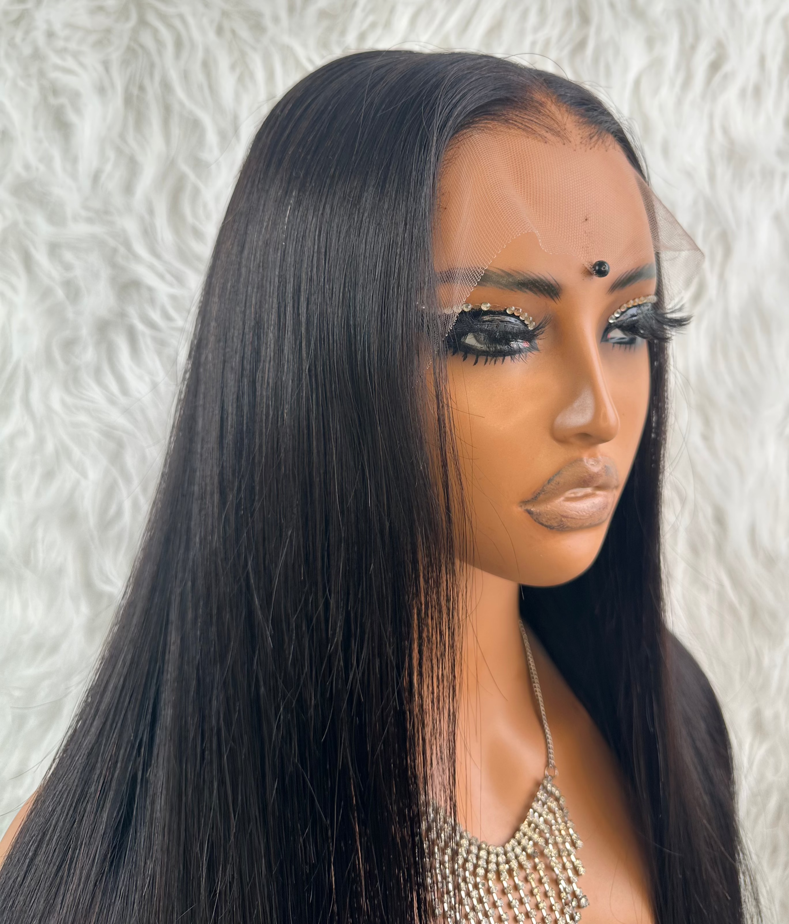LWIGS Knotless Wear And Go 5x5 Silky Straight Glueless HD Lace Closure Wigs LQ-STH2